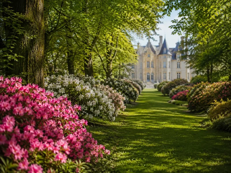 Der neo-renaissance Westflügel von Moszna Castle